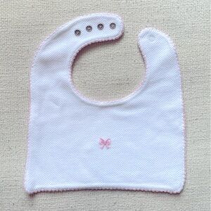 Schweitzer Linens embroidered bib